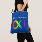 Autisme-regenboog Tote Bag (Dichtbij)