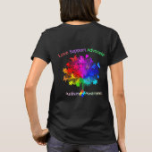Autisme regenboogboom t-shirt (Achterkant)