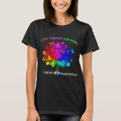 Autisme regenboogboom t-shirt (Voorkant)