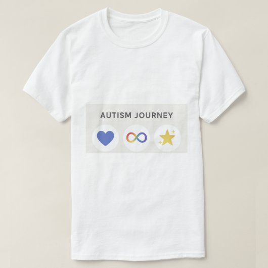 autisme reis t-shirt (Design voorkant)
