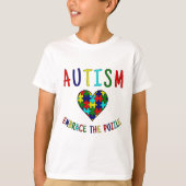 Autisme remt de puzzle t-shirt (Voorkant)