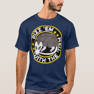 Autisme Rizz em met de Tism Autistic Possum T-shirt