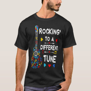Autisme Rock N Roll rocken naar een andere melodie T-shirt