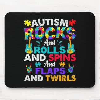 Autisme Rocks and Rolls Fun Autisme Awareness Maan Muismat