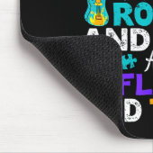 Autisme Rocks And Rolls Grappige Autisme Acceptati Muismat (Hoek)