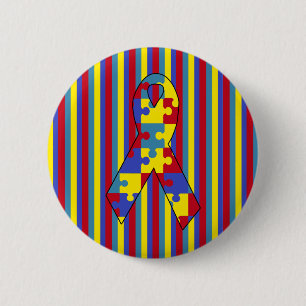 Autisme Ronde Button 5,7 Cm