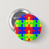 Autisme Ronde Button 5,7 Cm (Voorkant /achterkant)