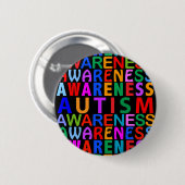 Autisme Ronde Button 5,7 Cm (Voorkant /achterkant)