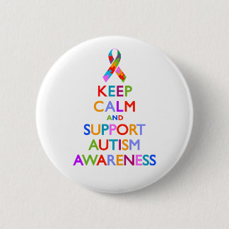Autisme Ronde Button 5,7 Cm