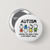 Autisme Ronde Button 5,7 Cm (Voorkant /achterkant)