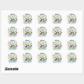 Autisme Ronde Sticker (Vel)