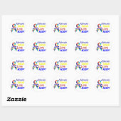 Autisme Ronde Sticker (Vel)