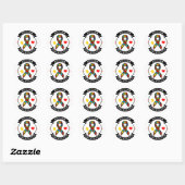 Autisme Ronde Sticker (Vel)