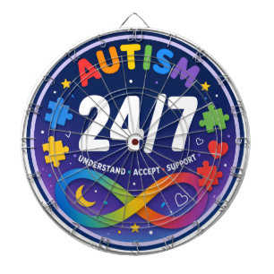 Autisme Roos Dartbord