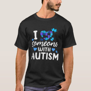 Autisme s Vrouwen Mannen Familie Ik Hou Van Iemand T-shirt