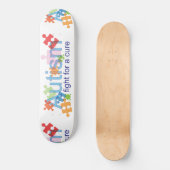 Autisme schaats board persoonlijk skateboard (Voorkant)
