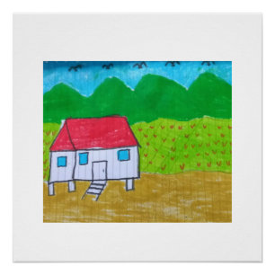 Autisme schilderij perfect poster