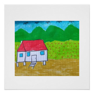 Autisme schilderij perfect poster