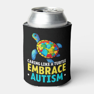 Autisme Schildpad Autistische puzzel Autisme Aware Blikjeskoeler