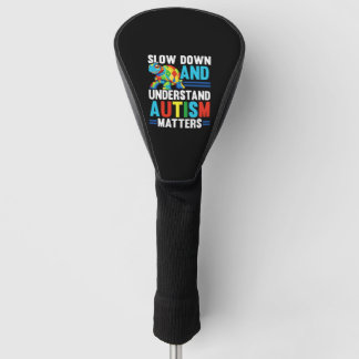 Autisme Schildpad Autistische puzzel Autisme Aware Golfheadcover