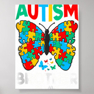 Autisme Schoonbroer Vlinder Bewustzijn Puzzel P Poster