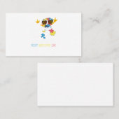 Autisme sensibiliserende shirten Autism shirten vo Visitekaartje (Voorkant / Achterkant)