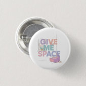 Autisme Sensorische Grens Geef Me Ruimte Ronde Button 3,2 Cm (Voorkant /achterkant)