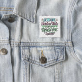 Autisme Sensorische Uitschakeling | Neurodivergent Vierkante Button 5,1 Cm (In situ)