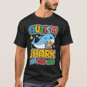 Autisme Shark - Bewustmakingsdag T-shirt (Voorkant)