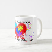 Autisme Shining Heart Koffiemok (Voorkant rechts)