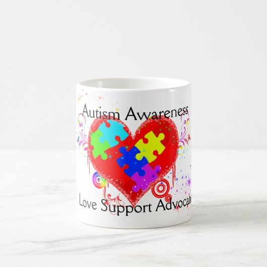 Autisme Shining Heart Koffiemok (Center)