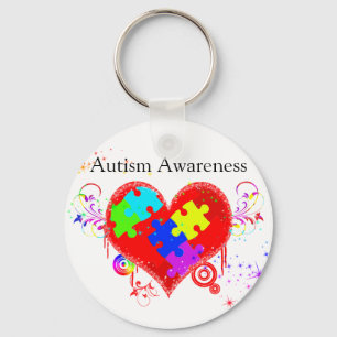 Autisme Shining Heart Sleutelhanger