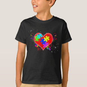 Autisme Shining Heart T-shirt
