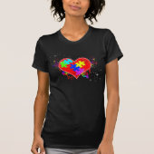 Autisme Shining Heart T-shirt (Voorkant)