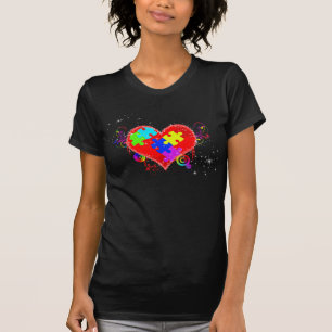 Autisme Shining Heart T-shirt
