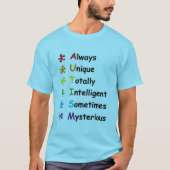 Autisme Shirt (Voorkant)