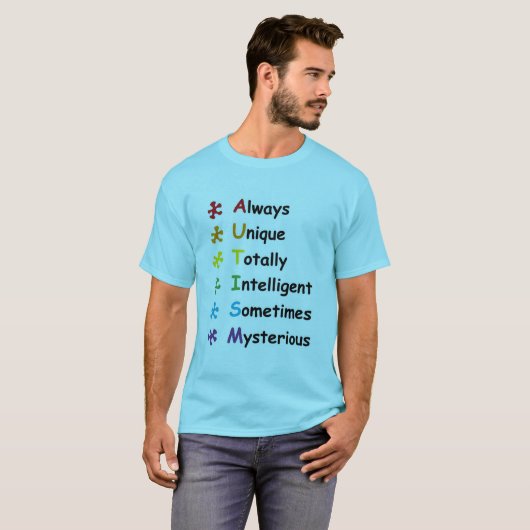 Autisme Shirt (Voorkant volledig)