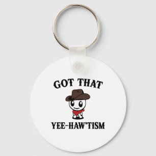 Autisme Shirt Funny Got That Yee Haw'tism Meme Cow Sleutelhanger