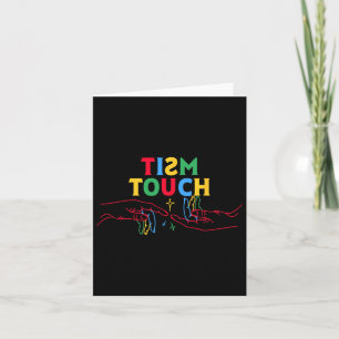 Autisme Shirt Funny Tism Touch Autistische meme Au Kaart