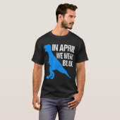 Autisme Shirt voor bewustwording bij jongens kinde (Voorkant volledig)