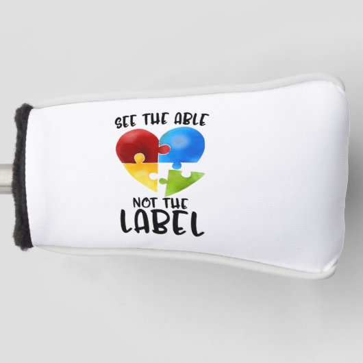 Autisme Shirten Autism Awareness Autisme Mam Golfheadcover (Voorkant)