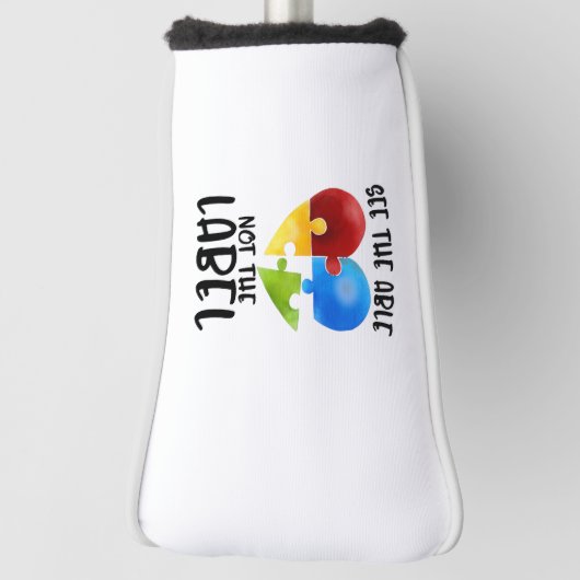 Autisme Shirten Autism Awareness Autisme Mam Golfheadcover (Draai 90)