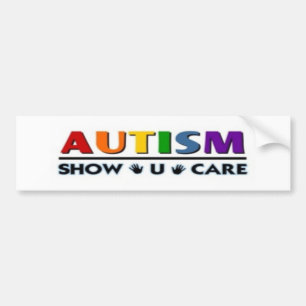 autisme show eu care bumpersticker