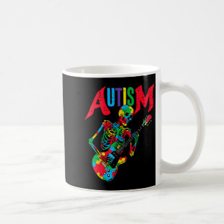 Autisme skelet elektrische gitaar asd bewustzijn m koffiemok