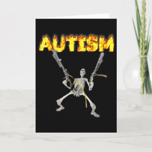 Autisme Skelet Grappig Opvallend Specifiek Dank Me Kaart