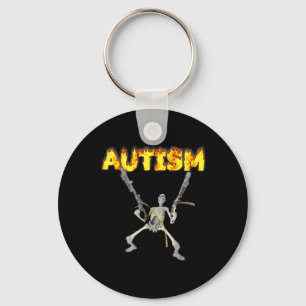 Autisme Skelet Grappig Opvallend Specifiek Dank Me Sleutelhanger
