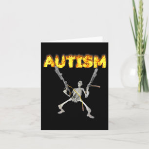 Autisme Skelet Grappig Vreemd Specifiek Dank Meme  Kaart