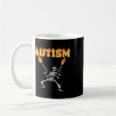 Autisme Skelet Grappig Vreemd Specifiek Dank Meme Koffiemok (Links)
