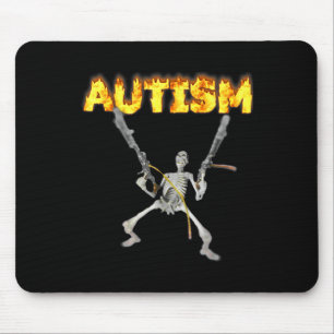 Autisme Skelet Grappig Vreemd Specifiek Dank Meme  Muismat