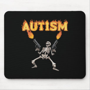 Autisme Skelet Grappig Vreemd Specifiek Dank Meme Muismat